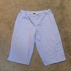 JMS Just My Size Striped Capris 2X (18W/20W)